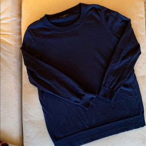 J Crew Navy Blue Sweater